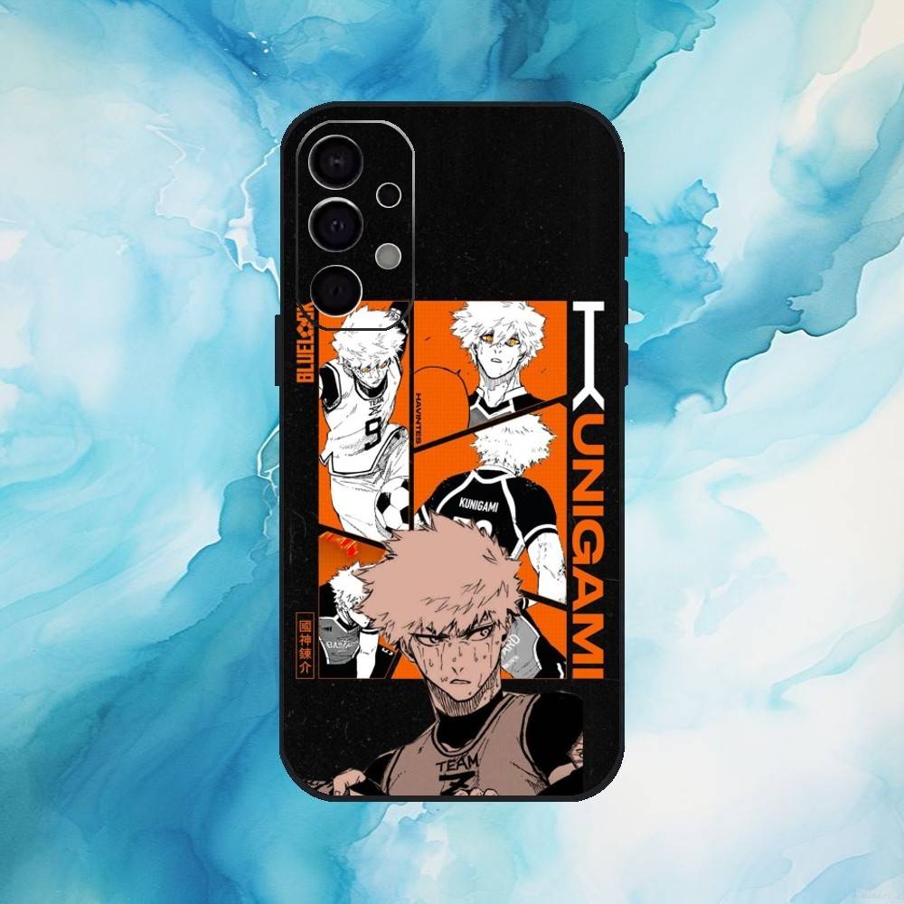 

Comics B-Blue L-Lock Phone Case For Samsung S25,S24,S21,S22,S23,S30,Ultra,S20,Plus,Fe,Lite,Note,10,9,5G Black Cover Samsung S20lite5G