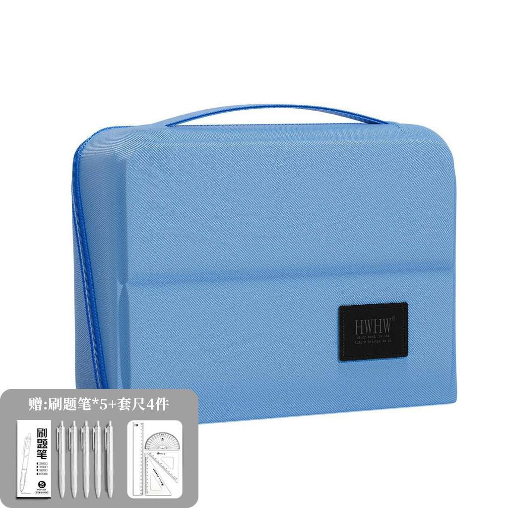 Magnetic Pencil Case Standing Large Capacity Multi-Layer Stationery Bag for Middle High School Students Boys Girls