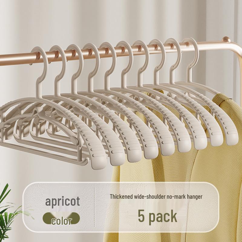 

Нескользящая вешалка для одежды без следов на плечах с зажимом для брюк - Предотвращает следы на плечах для сушки в домашних условиях