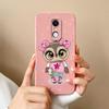For Redmi Note 7S 9S 10S 7 8 9 10 9T 10T K80 Pro Max Plus Phone Casing Lovely Kitten Owl Pattern Square Liquid Silicone Protection Case For Redmi Capa
