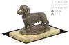 Jamnik Szorstkowłosy - Statuetka Psa, Figurka Sylwetki Psa, Trofeum Na Wystawę Psów Marki Art-Dog