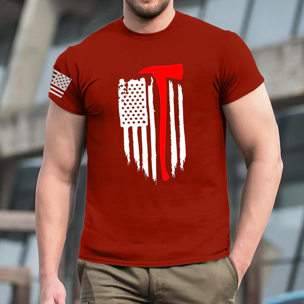 Men'S Fashionable T-Shirt, Street Casual Short Sleeved Clothing