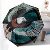Eagle Round Rug - Majestic Wildlife Decor forYour HomeUmbrella, Portable 3-Fold Compact Umbrella for Men & Women Gift