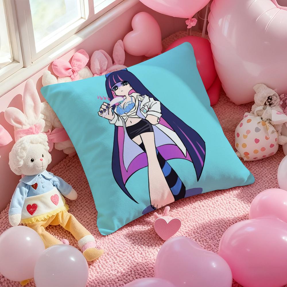 P-Panty & Stocking With Garterbelt Pillow Case Plush Fabric Soft Double-Sided Printed Sofa Warm Winter Home Child Cushion Cover