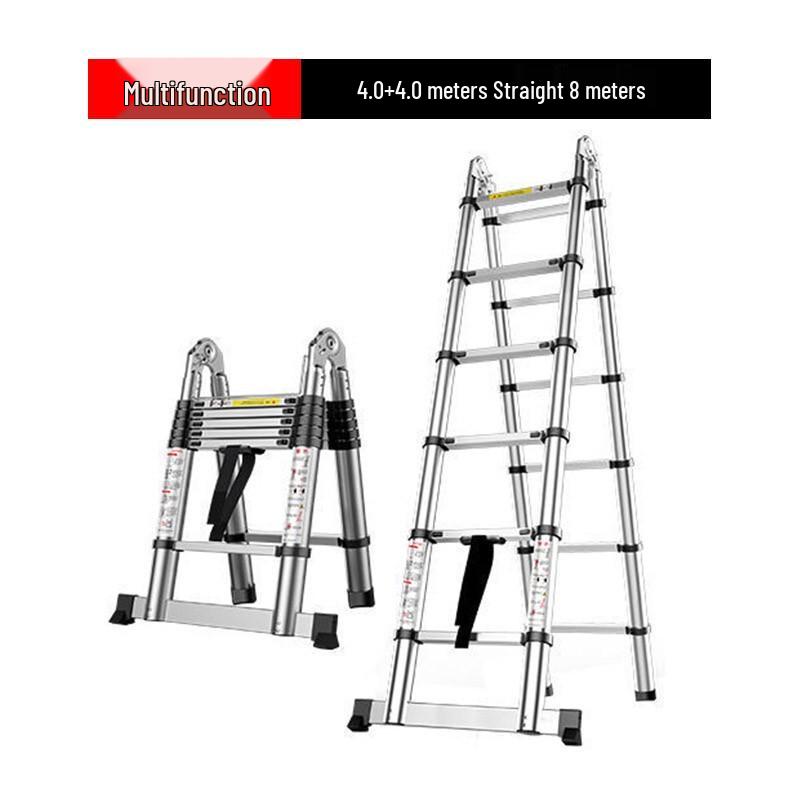 Wanzun 8m Multi-functional Aluminum Telescopic Ladder