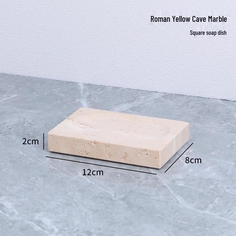 

Набор для ванной из желтого мрамора в китайском стиле: Поднос, Аромадиффузор, Бутылка для жидкого мыла и Коробка для салфеток.