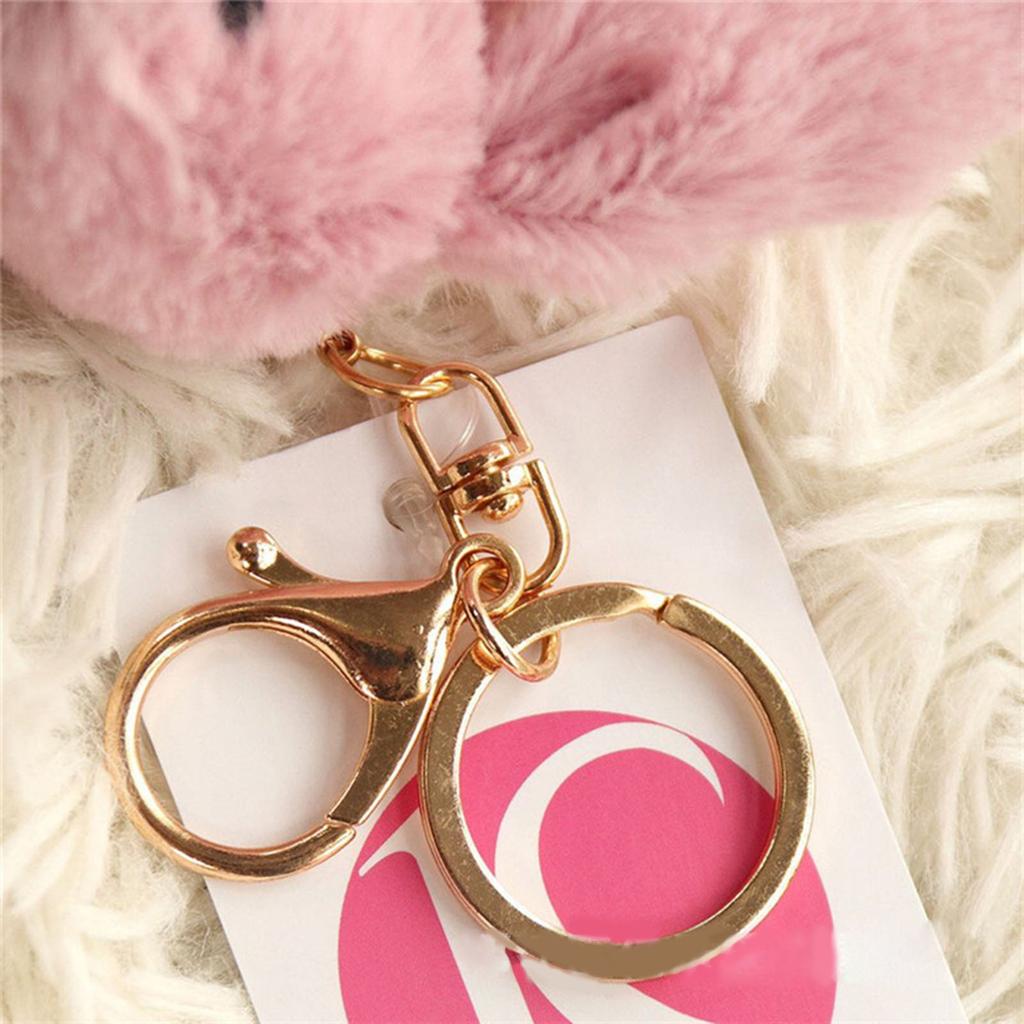 Plush Dolls Keychain Pendant Fashion Coin Bag Ornaments Keyring for Keys Gift