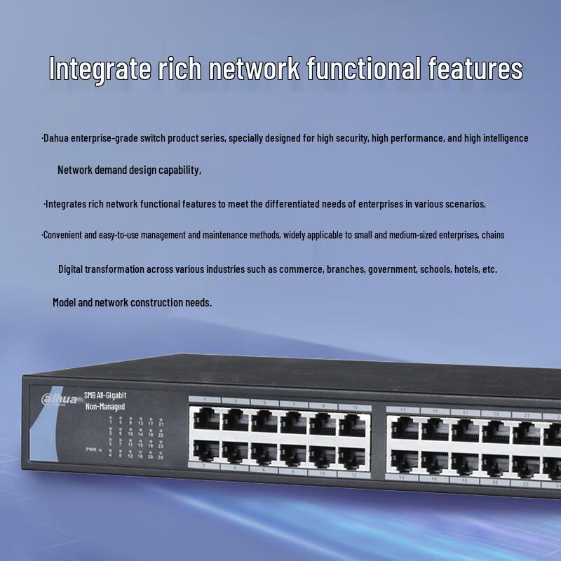 Dahua S3000C-16GT2GF 16-Port Gigabit Non-Managed Switch