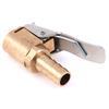 Car Auto Brass 6/8Mm Tyre Wheel Air Chuck Inflator Pump Connector Valve Clip