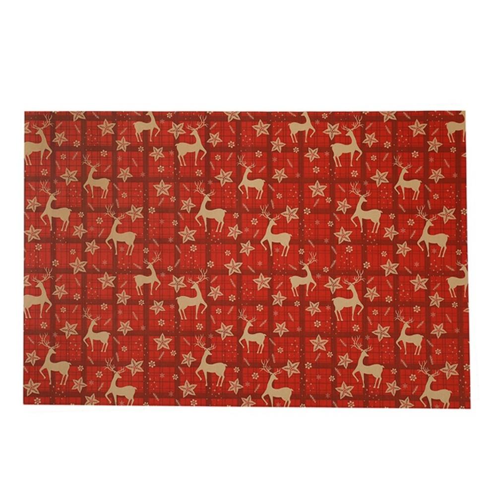 50x70cm Xmas Gift Paper Recyclable Kraft Wrapping Paper Christmas Wrapping Paper Sturdy For Wedding Winter Holiday Christmas