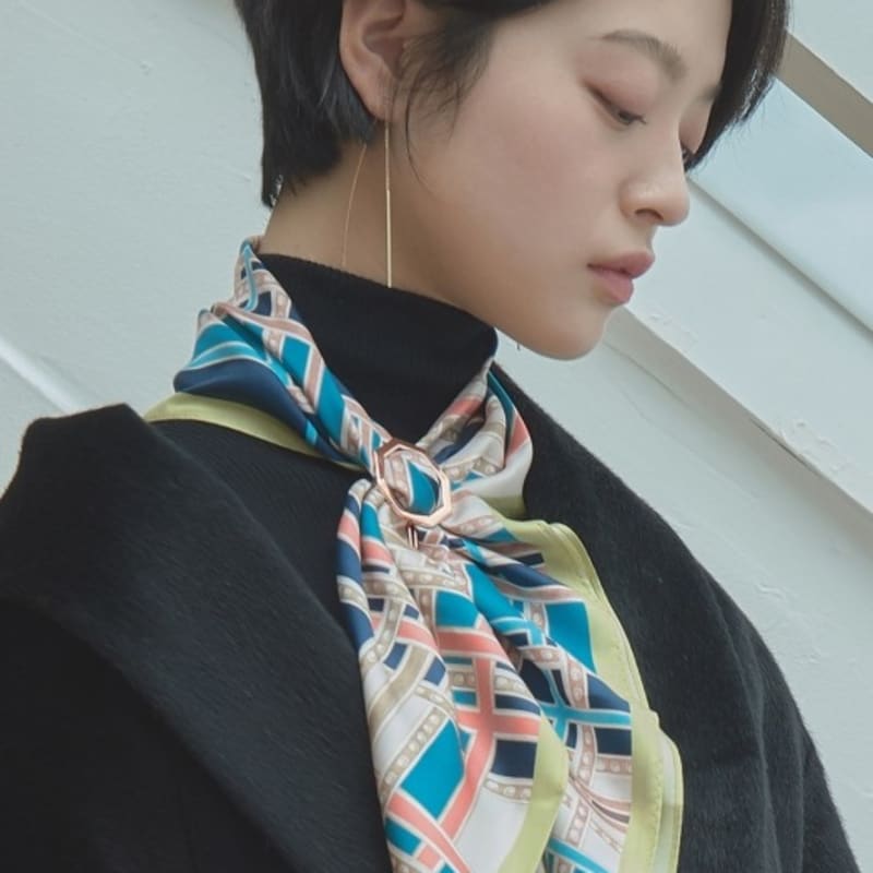 Saint Luxure Net Mini Scarf SL19FMSNT