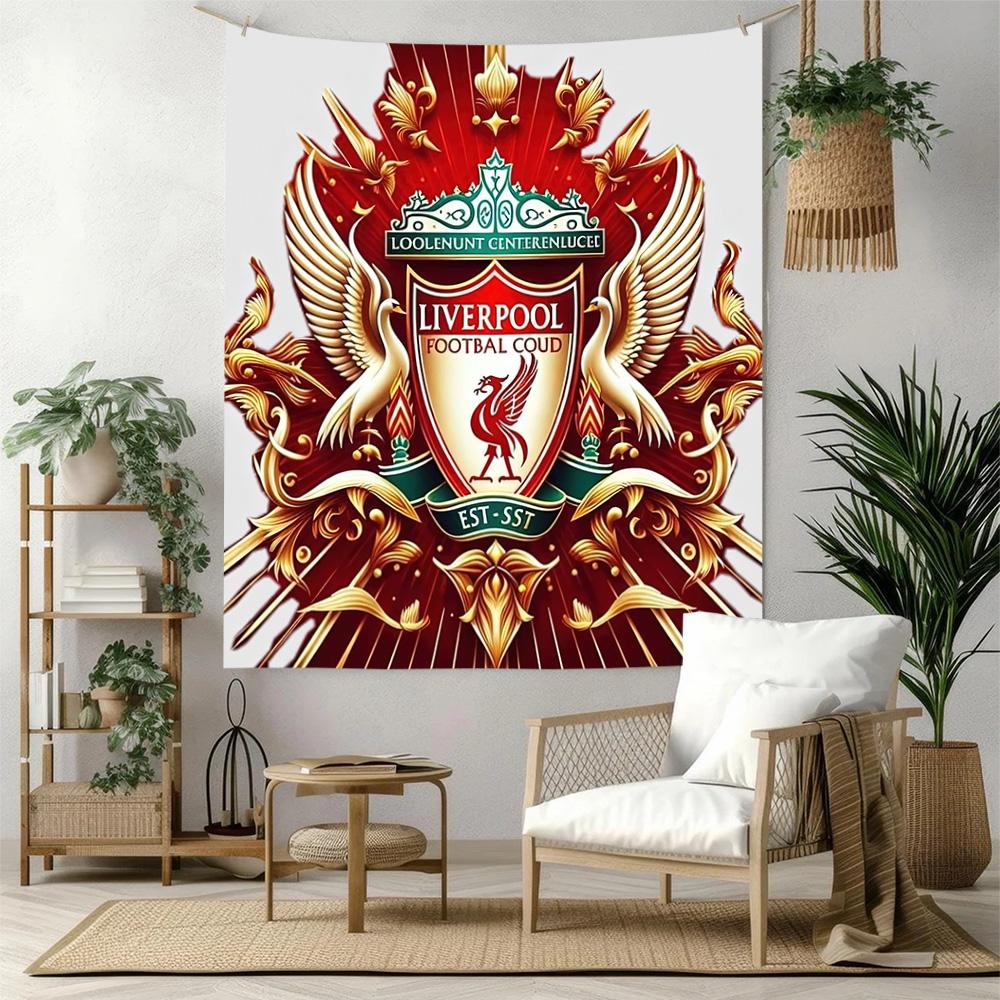 Liverpool Football Club Wall Decor Tapestry Art For Pet Memorial Birthdaywedding Party Backdrop Family Gift