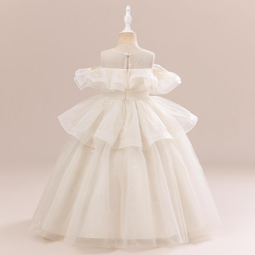 Rochie Pufoasă de Nuntă de Prințesă Europeană și Americană 2020 pentru Fete - Ținută de Performanță Occidentală pentru Copii