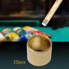 10 Pieces Pool Cue Ferrules Replacement Supplies Multifunction DIY Billiard