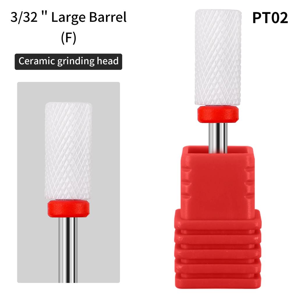 25 Types Ceramic Milling Cutter Nail Drill Bit Electric Manicure Pedicure Mill Bits Machine Files Nail Art Tools Equipment
