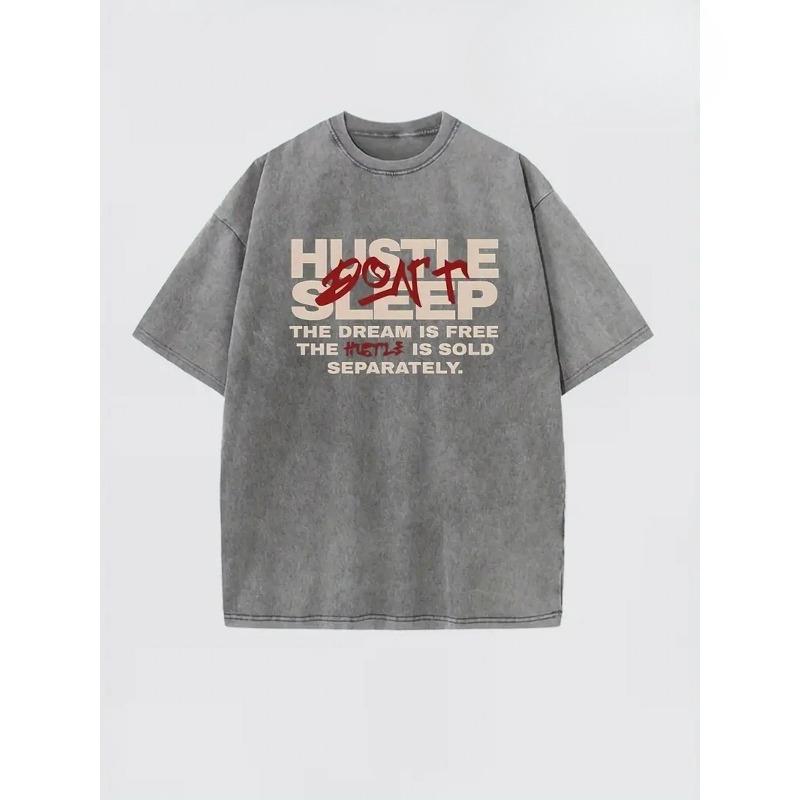 European sizes Men's T-Shirt, Retro Fashion Brand T-Shirt, Suitable for Summer T-Shirts with a Certain Thickness, Holiday Gift