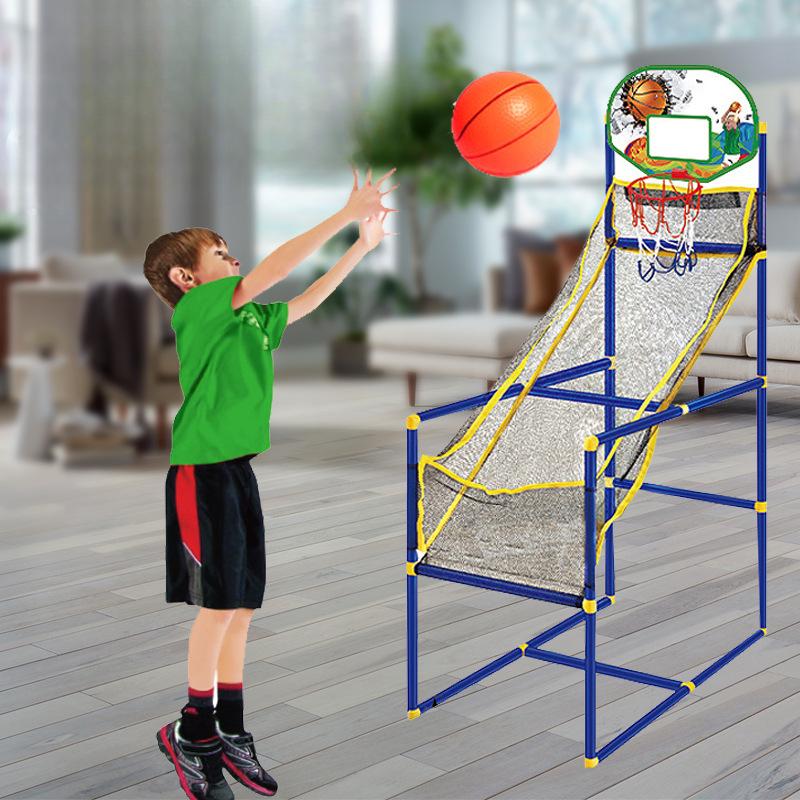 Non-Toxic Enjoyable Arcade Basketball Game Set - Indoor/Outdoor Dual Play Easy Setup With Pump & Balls Ideal Holiday & Birthday Gift