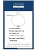 Moissanite Snowflake Bracelet: Women's S925 Silver Hexagram with One-Carat Stone, Exquisite Craftsmanship.