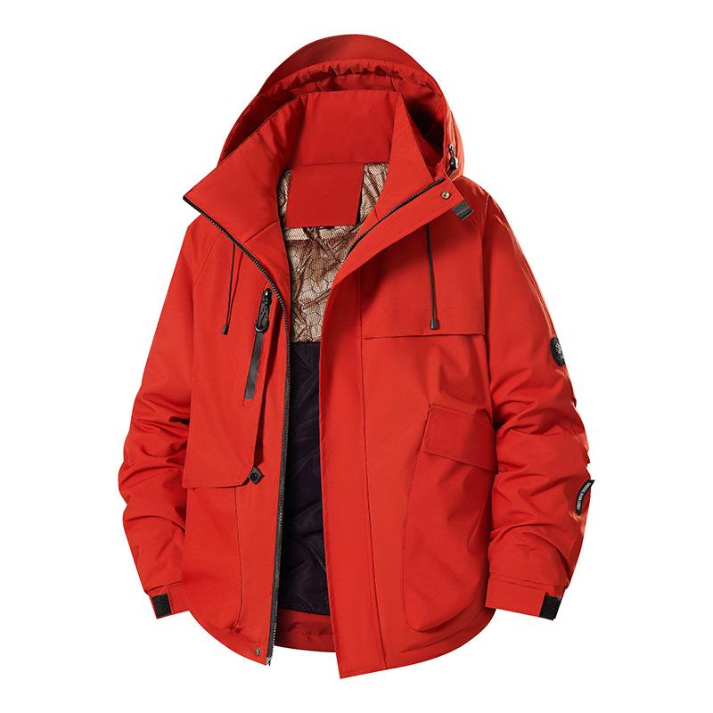 Couple's Outdoor Graphene-Infused Cotton Jacket: Windproof, Waterproof, Stylish, and Warm Mountaineering Coat