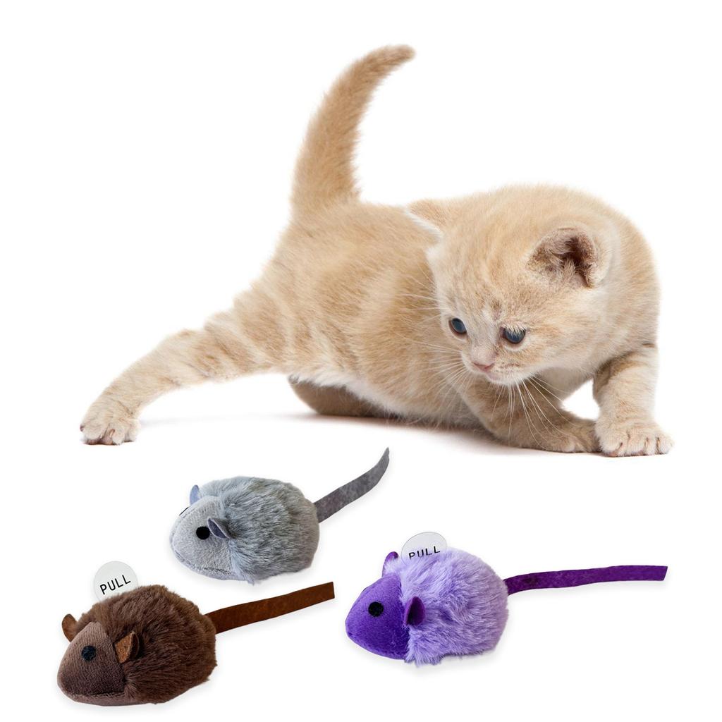 Interactive Mouse Cats Toy with Squeaky Sound Automatic Mouse Toy for Indoors Cats Electronic Mouse Toy for Selfs Play