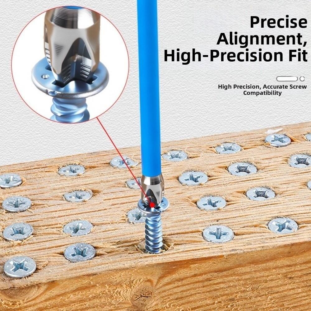 65/70/90/150 Mm Screwdriver Drill Bits With Spring Impact Batch Head  For Household Technician Work