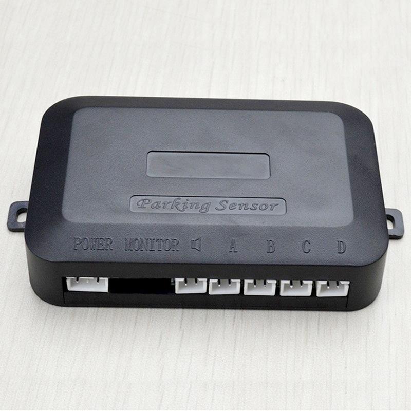 Risingon 12V 22mm Car Parking Sensor Kit Universal 4 Sensors Buzzer Reverse Backup Radar Sound Alert Indicator Probe System