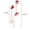 Delicate Jewelry Christmas Hat Socks Snowflake Earrings 2023 Trend Vintage Temperament Drop Earrings for Girls Lady Gift