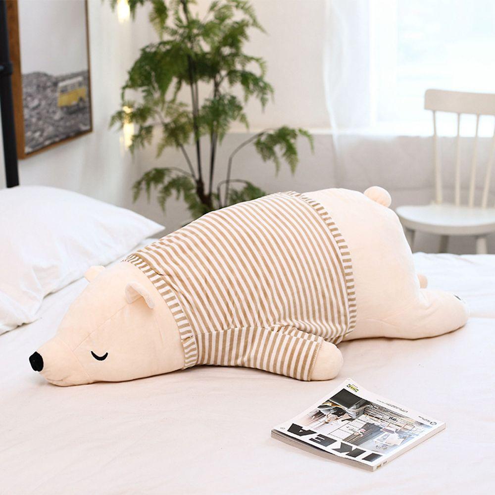Dolls Sleep Pillow Animal Plush Toy Polar Bear Plush Doll Stuffed Sleeping Bear Stuffed Animal Toys