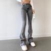 2025 Women's Micro Flare Jeans - Stylish Russian Design