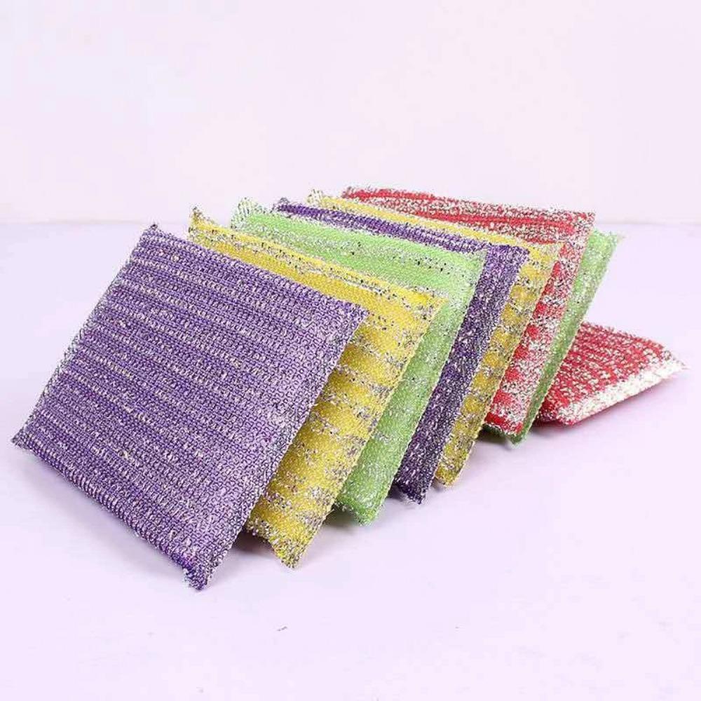 5/10Pcs Double Side Dishwashing Sponge Non Scratch Scouring Sponge Pan Pot Wash Sponges Home Kitchen Thickened Dish Cleaning Sponge Rags