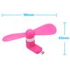 Travel Portable Cell Phone Mini Fan Cooling Cooler Micro USB For iPhone 6 6S 7 Plus Android Type-c