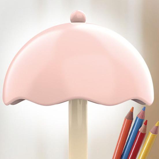 Night Light 3 Brightness Levels Adjustable Soft Warm Light USB Rechargeable Bear Desk Lamp with Pen Holder Sleeping Study Decor