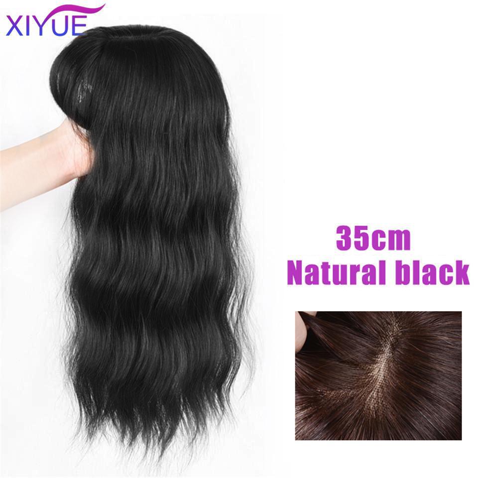 

Длинные вьющиеся волосы, 3D челка, накладные волосы, невидимая челка, сменная заколка на макушке, заколка для волос на челке, закрывающая наращивание седых волос