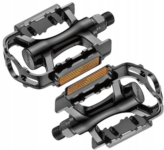 Neco Black Aluminum Bicycle Pedals With Bearings