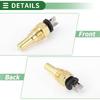 Motoforti Engine Coolant Temperature Sensor No.MD050214 Water Temperature Sensor for Mitsubishi Starwagon 2006 1 Pc