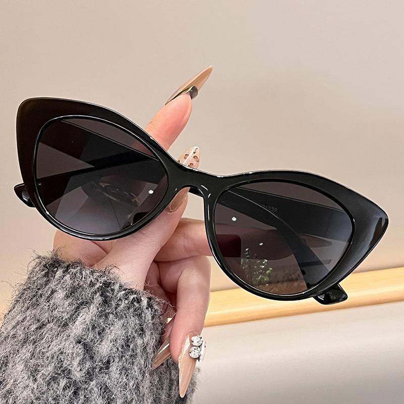 Ochelari de Soare Retro High-End Ochi de Pisică la Modă pentru Shooting Street în Aer Liber Ochelari Versatili Ochelari de Soare cu Protecție UV