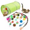 Pet Set Toy Indoor Tunnel Cave Cat Stick Fake Mouse Ball Interactive Supplie