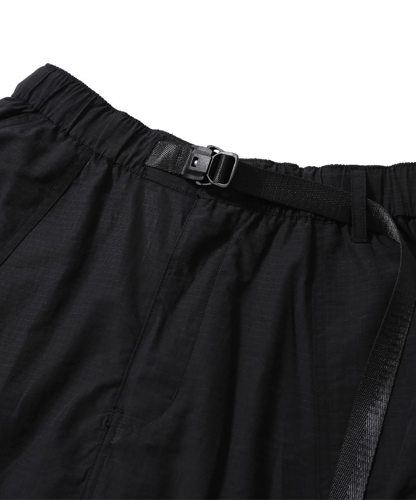 Haebeuopeudyuti Ripstop Hiker Fatigue Skirt (Black)