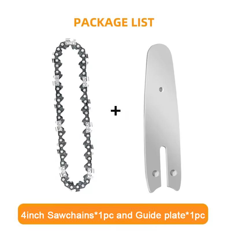 1/4 Chainsaw Chain 4Inch Mini Steel Chainsaw Chains Electric Chainsaws Accessory Chains Replacement Mini Electric Chainsaw