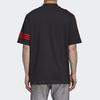 Adidas Originals Trefoil X 424 R.Y.V. Ribbed Collar Loose Short Sleeve Tee Men Tops Black FS6236