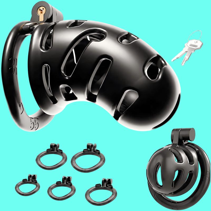 JJ hiding Chastity Cage Male Sex Toy Penis Restraint Set Male Penis Erection Control Device Chastity Lock Transgender Disguise