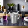 750Ml Insulated Sauce Pitcher Stainless Steel Gravy Boat Jug with Streamlined Spout for Ketchup Gravy and Dressings No Drip
