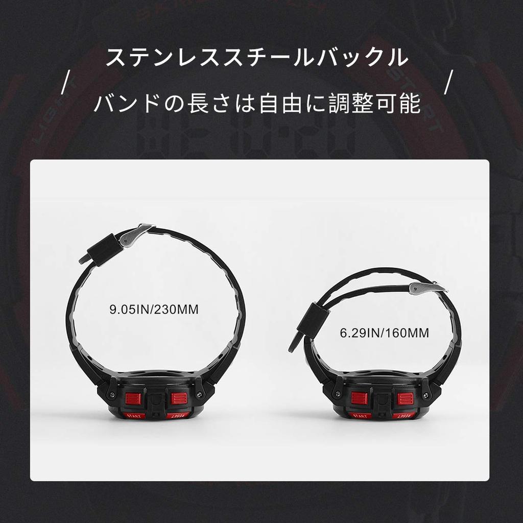 Digital Boys Sports Outdoor 50m Water Date and Day of the Week Dual Analog Display Children's Boys' Watch, Watch, Multifunction, Resistant, Alert,