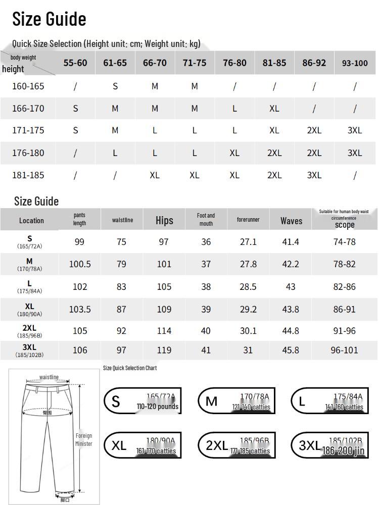 Men's Water-Repellent Sun-Protective Straight-Leg Casual Pants