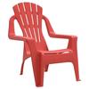 VidaXL Chaises de jardin pour enfants lot de 2 rouge 37x34x44 cm PP 364738