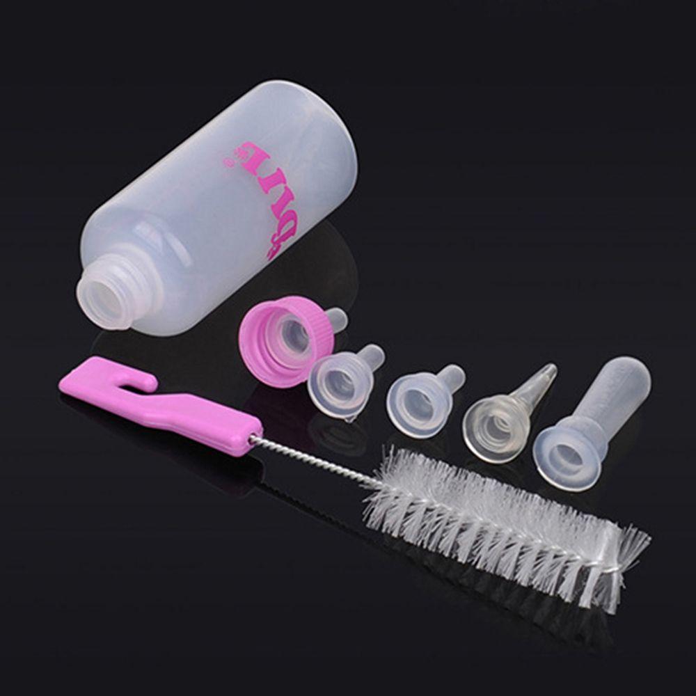 Dog 60ml Kitten Feeding Bottle Pet Supplies Nursing Bottle Nipple with Cleaning Brush Kit