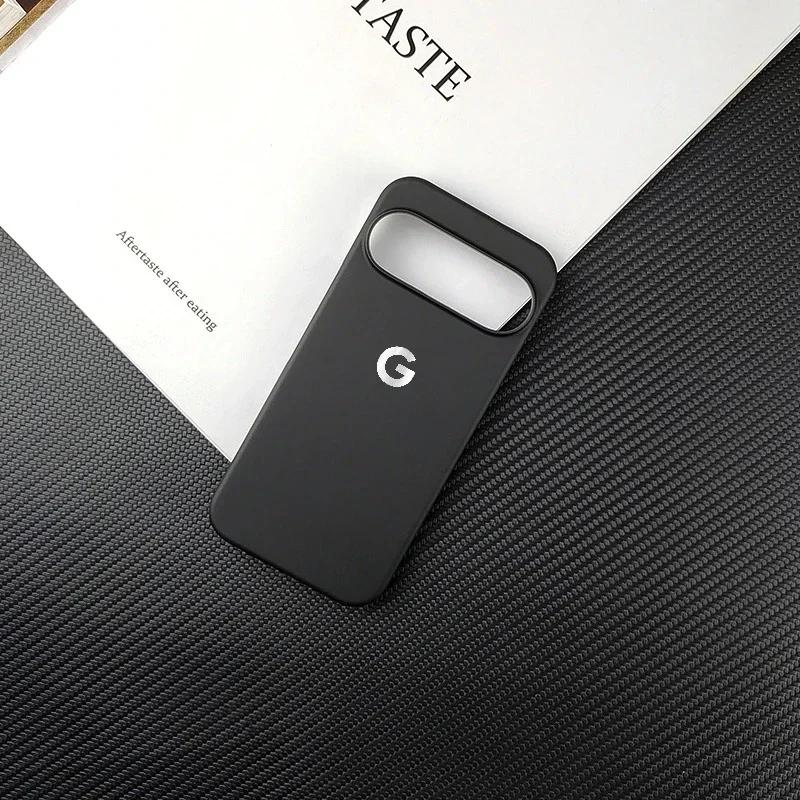 Minimalistyczne Cienkie Matowe Matowe Etui Na Telefon Dla Google Pixel 10A 10 9 Pro XL 8 7 6 A Pro Półopak Twarde Odporne Na Upadek Tylne Z Przezroczystym Obiektywem Podniesiona Osłona