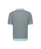 Dagseusyeocheu Striped Short Sleeve Collared Knit Brown_Dls1Swts107W1