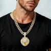 Heißverkaufte Nischen Street Hip-Hop 3D Löwenkopf Anhänger in Europa und Amerika, Kubanische Halskette Stil Schmuck