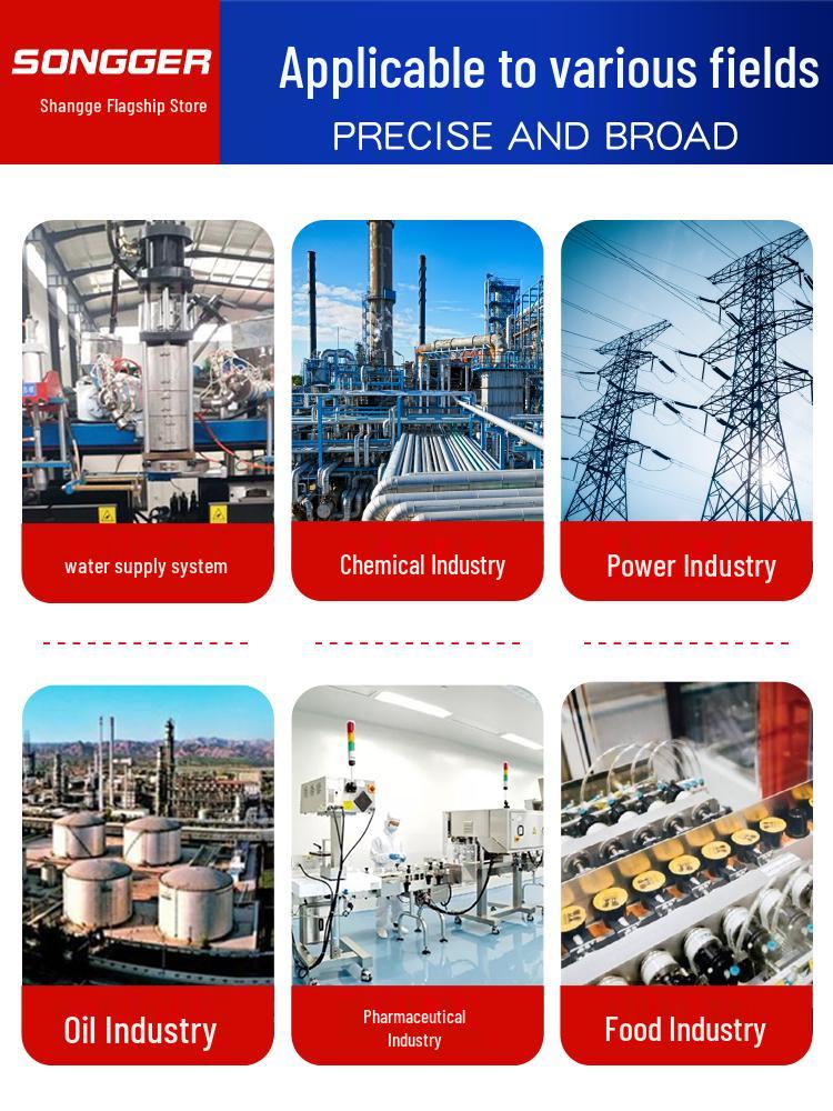 Compact Digital Display Pressure Transmitter: High Precision 4-20mA Sensor for Water, Air, Oil, and Hydraulic Applications